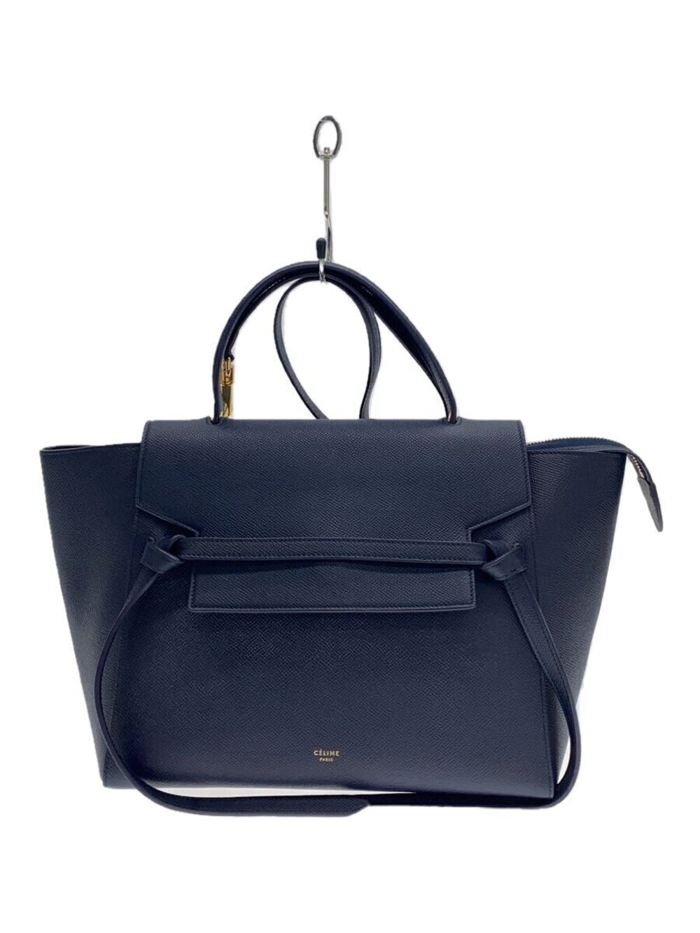 Celine Belt Bag signature knot grained calfskin leather